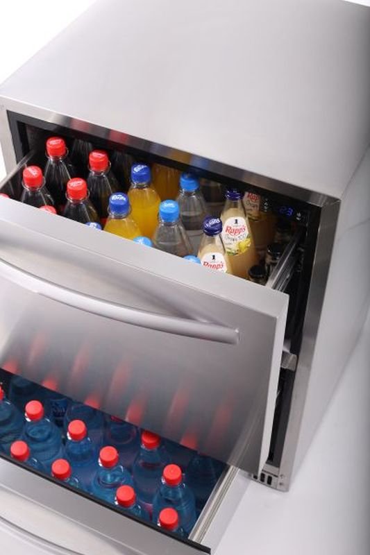 Schubladenkühler UKS 140 Getränkekühltheke Kühltresen Flaschenkühler Einbaukühlschrank - KBS 60338