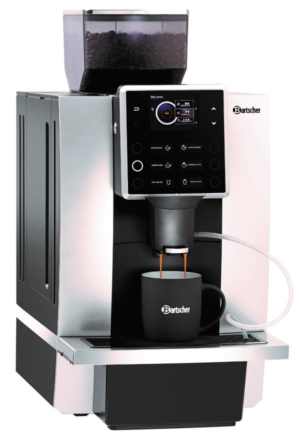Bartscher KV1 Kaffeemaschine Black Vollautomat Milchkühlschrank für Cappuccino Latte 190052 190082