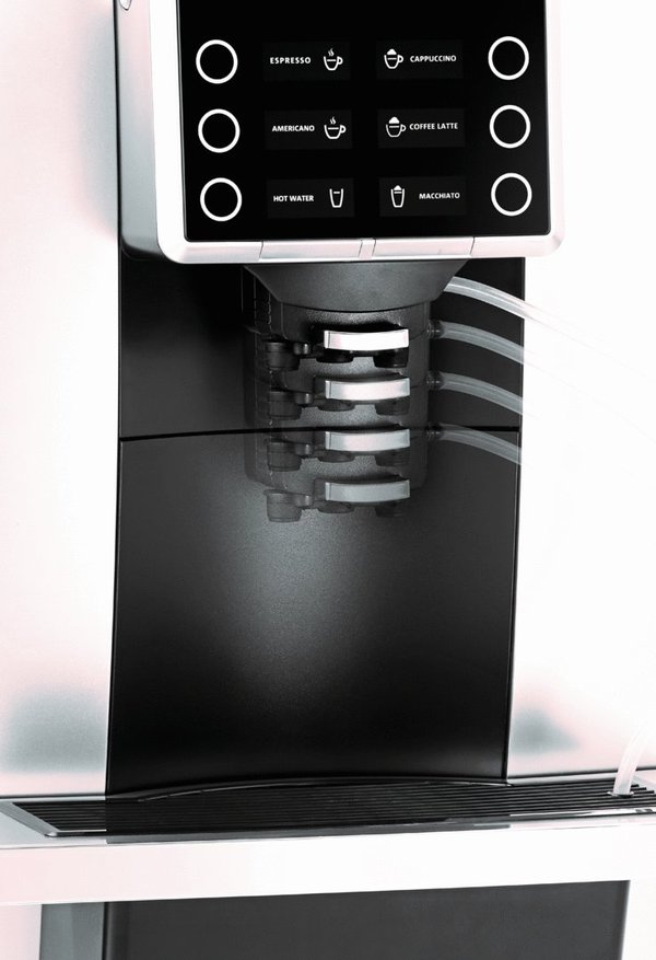 Bartscher KV1 Kaffeemaschine Black Vollautomat Milchkühlschrank für Cappuccino Latte 190052 190082