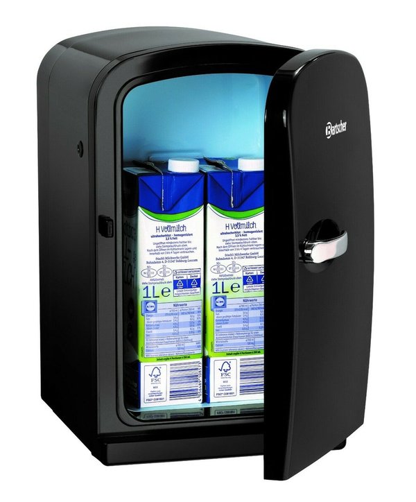 Bartscher sparsamer Milchkühlschrank schwarz black 2 Liter zwei Schlauchöffnungen 190079 KV6 LTE