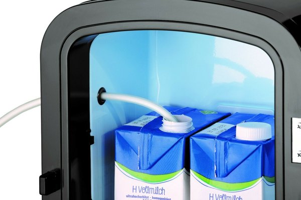 Bartscher sparsamer Milchkühlschrank schwarz black 2 Liter zwei Schlauchöffnungen 190079 KV6 LTE neu