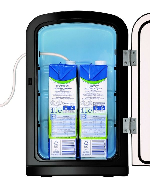 Bartscher sparsamer Milchkühlschrank schwarz black 2 Liter zwei Schlauchöffnungen 190079 KV6 LTE neu