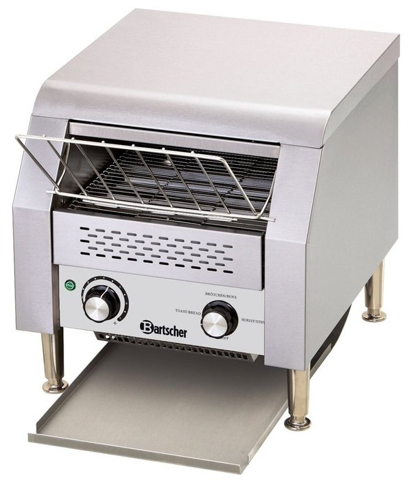 Bartscher Durchlauftoaster Kettentoaster Toaster Edelstahl für 150 Toastscheiben DLT150-1 A100205