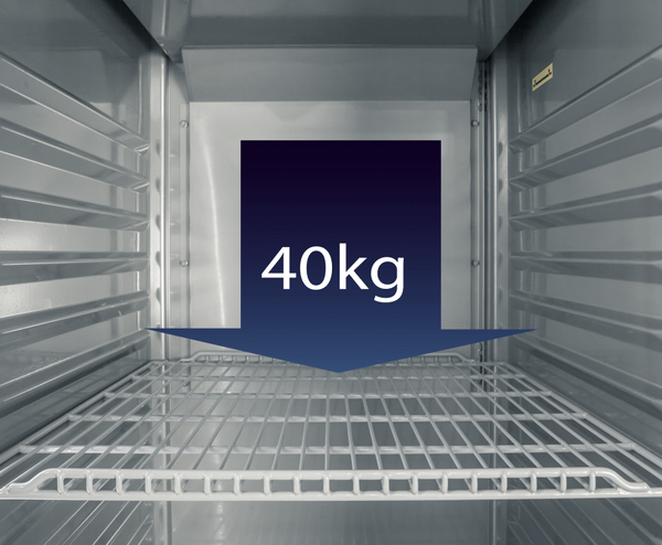 KBS Edelstahl Umluftkühlschrank Kühlschrank Edelstahlkühlschrank KU753 mit EEK:A 60421028