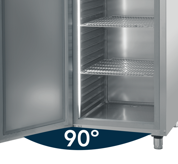 KBS Edelstahl Umluftkühlschrank Kühlschrank Edelstahlkühlschrank KU753 mit EEK:A 60421028