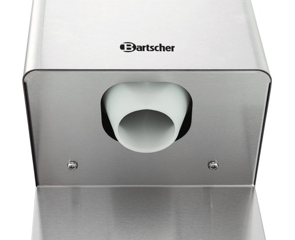 Bartscher Eiscrusher Edelstahl Farbe Silber für 60 kg/Stunde Eis 135027