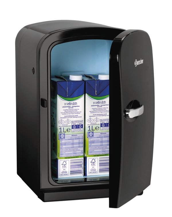 Bartscher Kaffeevollautomat KV1 Comfort schwarz mit einem sechs Liter Milchkühlschrank 190031 190079